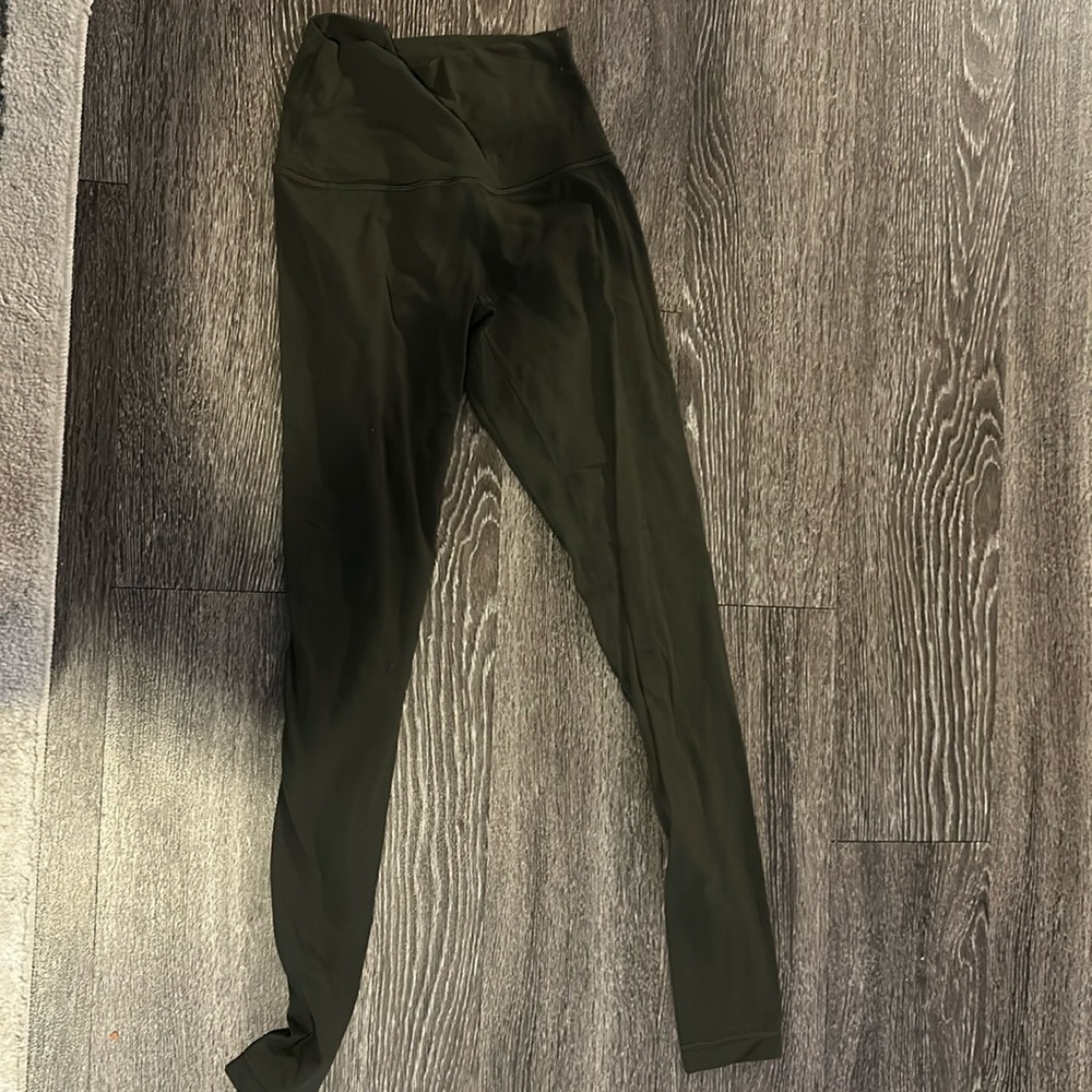 Olive green lululemon leggings